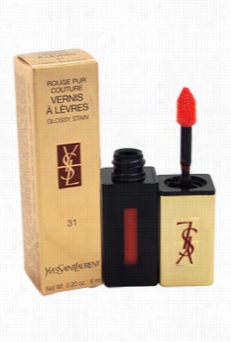 Rouge Pur Couture Vernis A Levres Glossy Stain - # 31 Corail Alla Prima