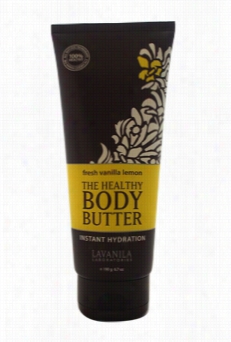 The Healthy Body Butter Instant Hydration - Fresh Vanilla Lemon