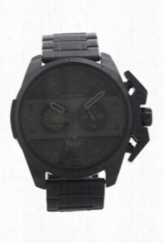 Dz4362 Chronograph Ironside Black Ion Plated Stainless Steel Bracelet Watch