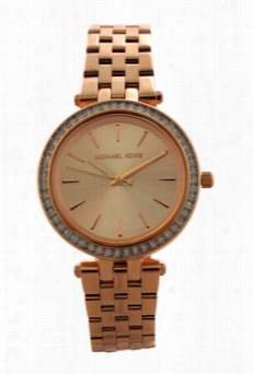 Mk3366 Mini Darci Rose Gold-tone Stainnless Steel Bracelet Watch