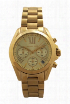 Mk5798 Chronogarph Mini Bradshaw Gold-tone Stainless Steel Bracelet Watch