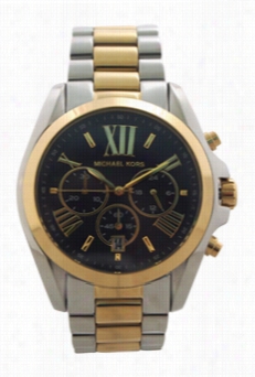 Mk5976 Chronograph Bradshaw Two-tone Stainless Steel Bracelet Watch