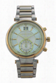 Mk6225 Chronograph Sawyer Two-tone Stainless Steel Bracelet Watch