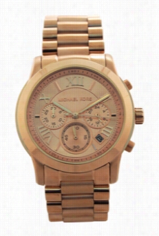 Mk6275 Chronograph Cooper Rose Gold-tone Stainless Steel Bracelet Watch