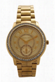 Mk6287 Chronograph Maddelyn Gold-tone Stainnless Steel Bracelet Watch