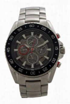 Mk9011 Automatic Chronorap Hjetmaster Stainless Steel Bracelet Watch