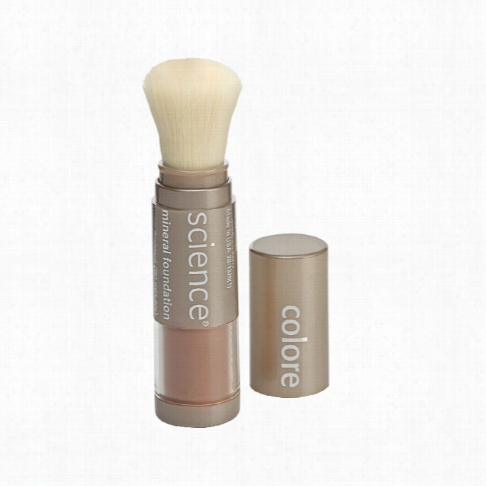 Colorescience Loose Mineral Fou Ndation Brush Spf 20 - A Taste Of Honey