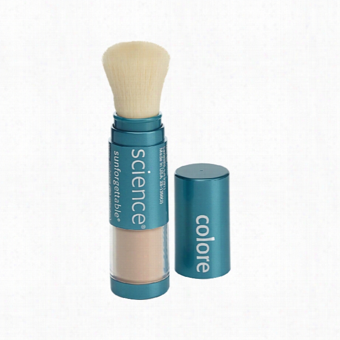 Colorescience Sunforettable Mineral Sunscreen Brush Spf 50 Matte - Medium