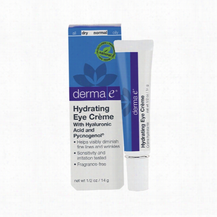 Derma E Hydrating Sight Creme With Hyaluronic Acid And Pycnogenol