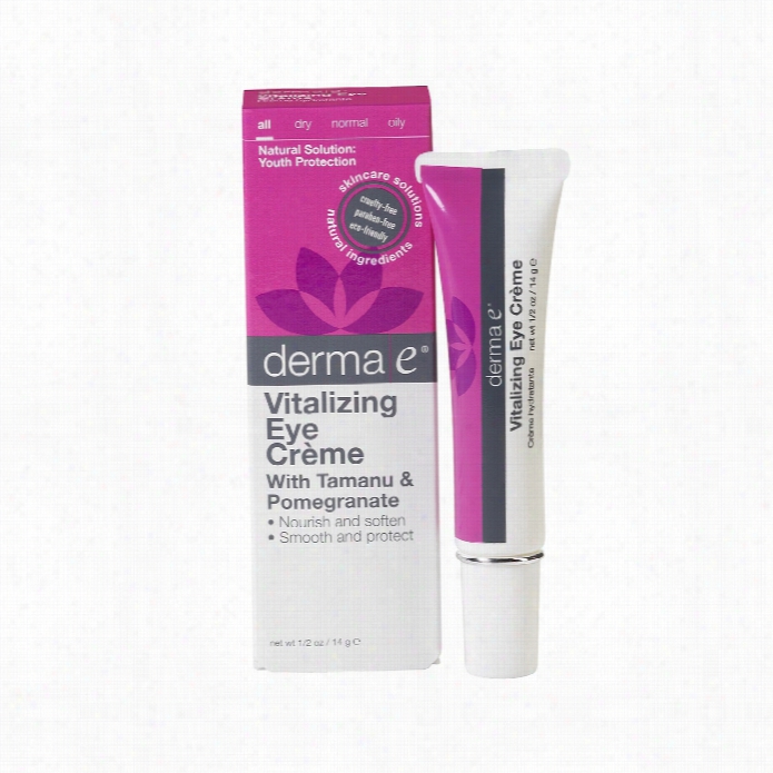 Derma E Vitalizing Eye Creme With Tamanu And Pomegranate