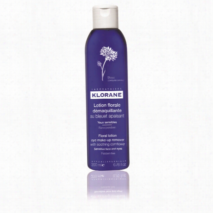 Klorane Soothing Eye Make-up Remoover With Cornflower - 6.76 Fl Oz