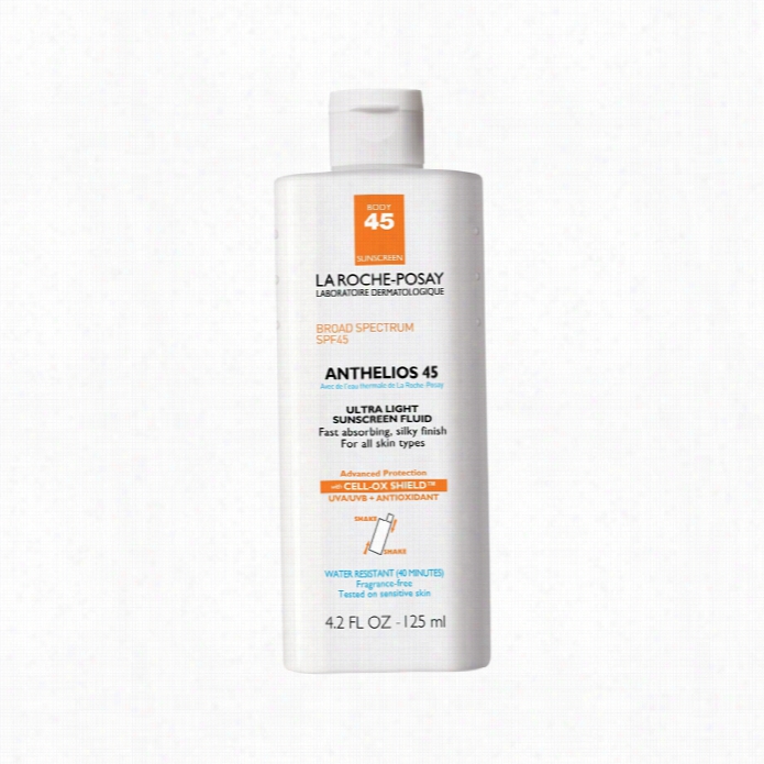 La Roche-posay Anthelios 45 Ulttra-light Fluid For Body - 4.2 Fl Oz