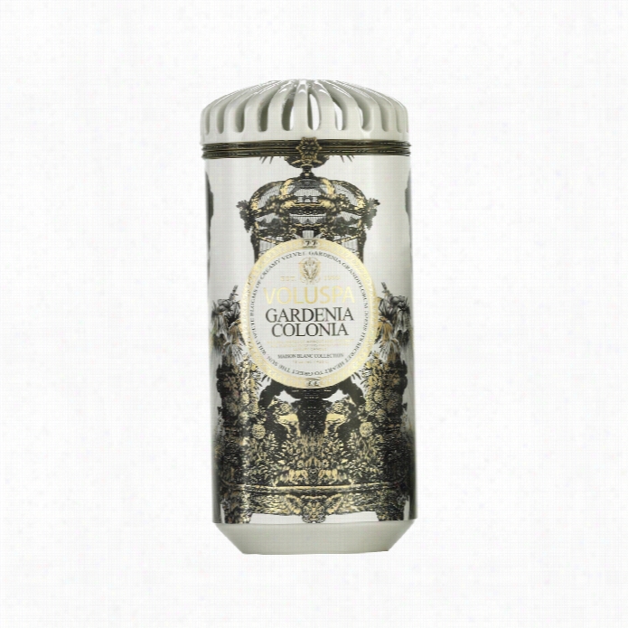 Voluspaa Ceramica Alta Maison Candle 15 Oz - Gardenia Coloni