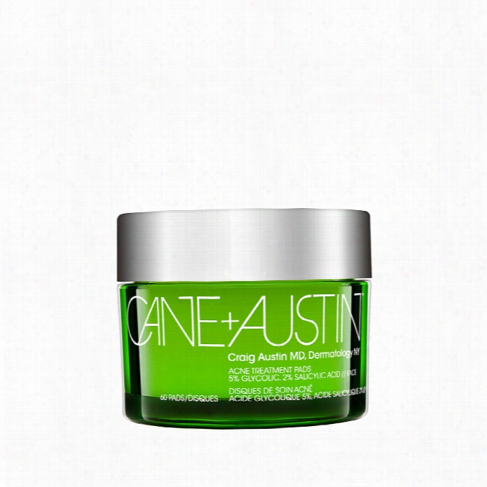 Cane + Austin Acne Treatment Pads 5% Glycolic  2% Salicylic Acid - Fce