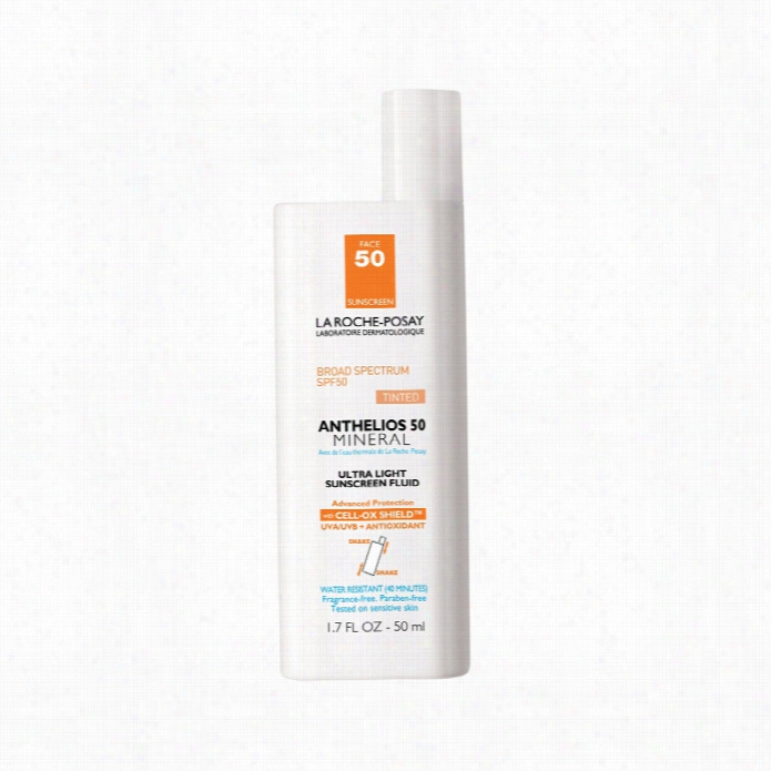 La Roche-posay Anthelios 50 Mmineral Tinted Ultra Light Sunscreen Fluid