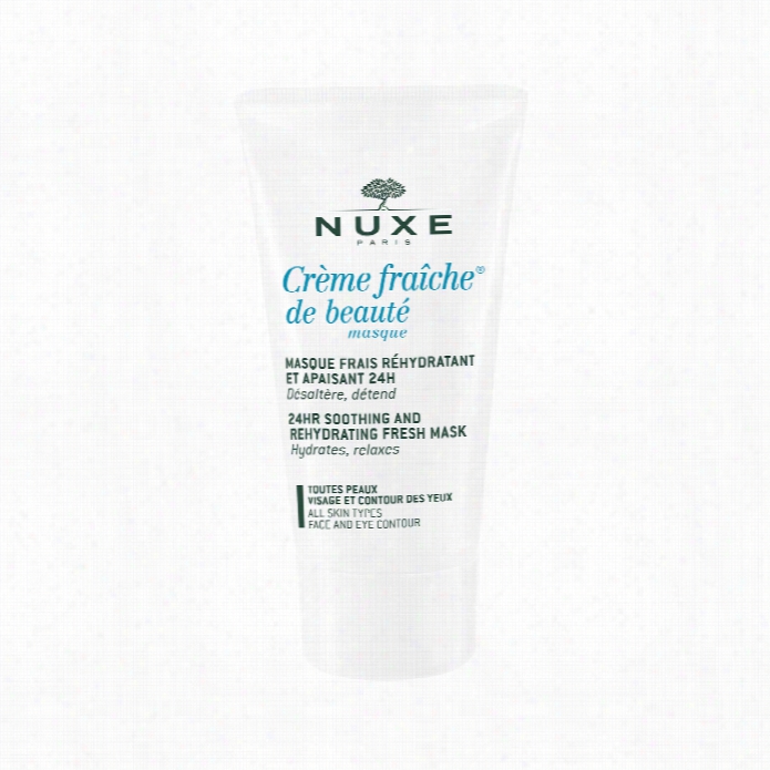 Nuxe Masque Creme Fraiche De Beaute 24 Hr.. Soothing And Rehydrating Vivid Mask