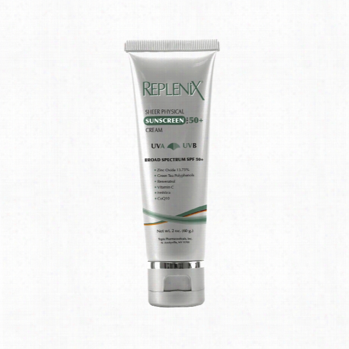 Replenix Sheer Physical Sunscreen Cream S Pf 50 Tube