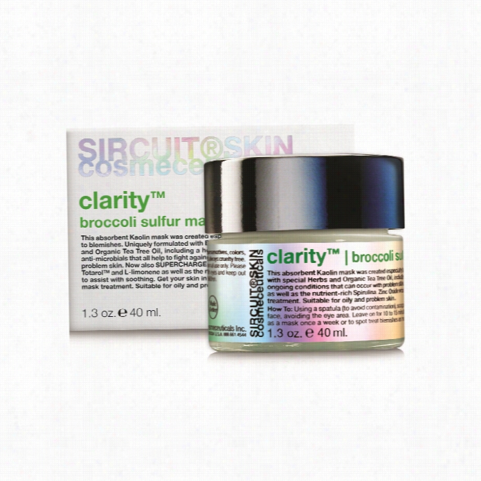 Sircuit Skin  Clarity+ Broccoli Sulfur Mask