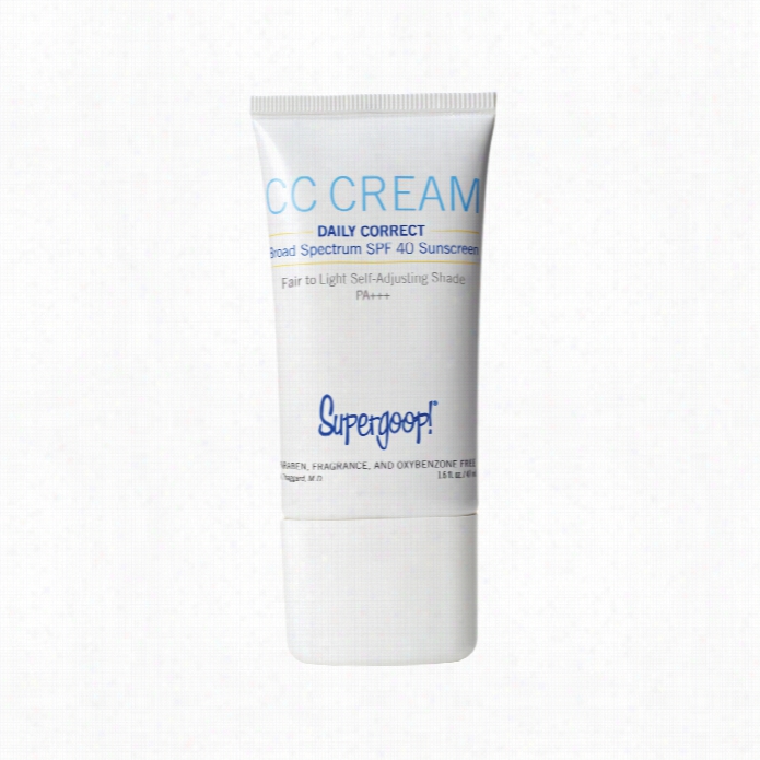 Spuergoop Daily Correct Cc Cream   Spf 40 - Fair To Light