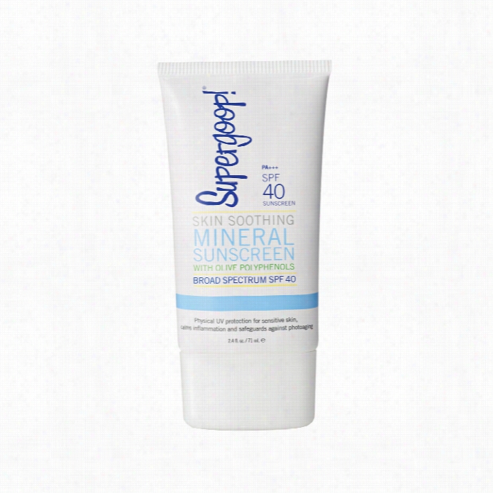 Supertoop Skin Soothing Mineral Sunscreen Spf 40