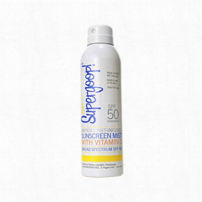 Supergoop Spf 50 Antioxidant-infused Sunscreen Mist Withv Itamin C