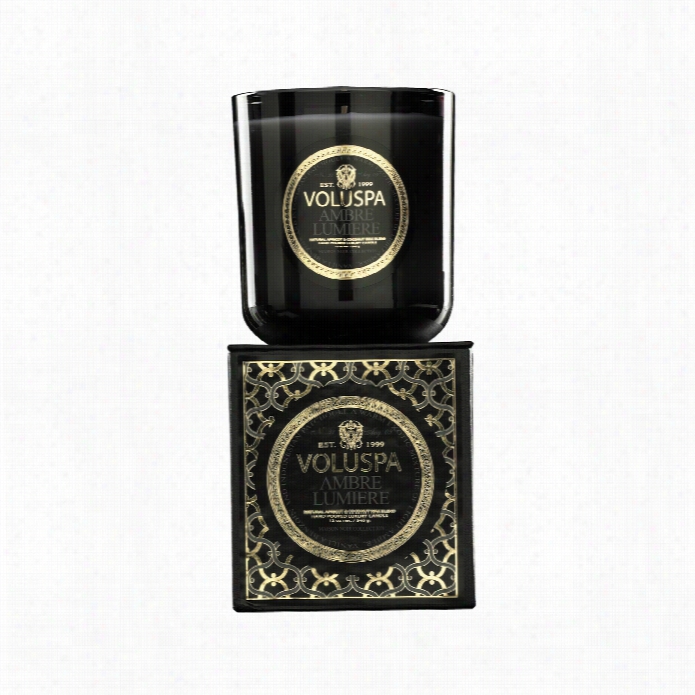 Voluspa M Aisno Noir Colleection Clasic Maison Candle - Ajbre Lumiere