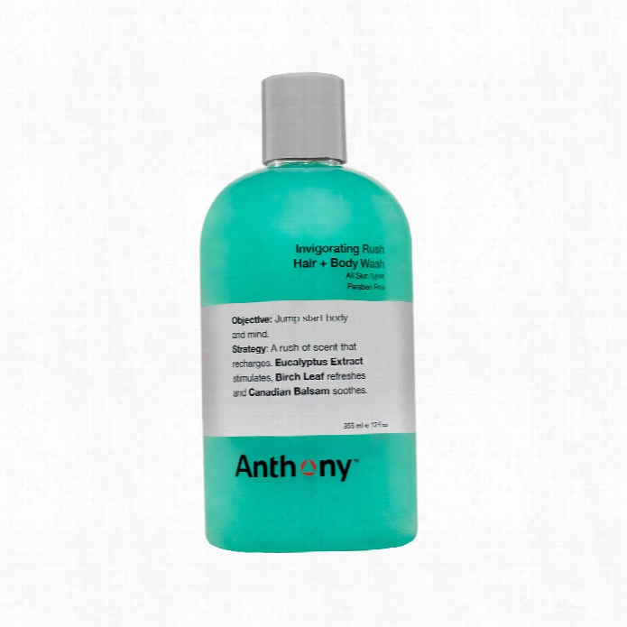 Ahthony Invigorating Rush Hair And Body Wwash