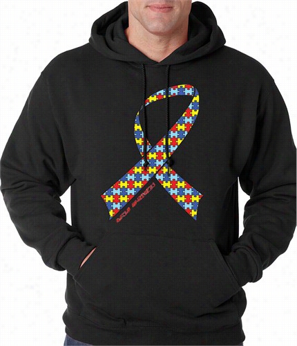 Autism Awareness Ribbon Hoodie