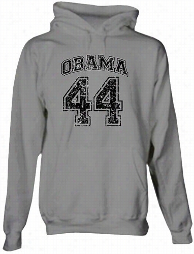 Barack Obama &ampq;uot;44 Athletic&quot Hoodie