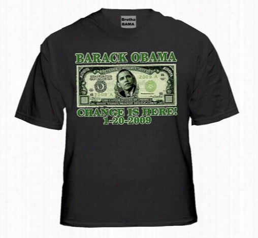 Barack Obbama &am P;quot;change Is Hers!&quot; T-shirt