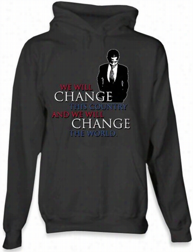 Barack Obama  &quot;small Coin The World&quot; Hoodie