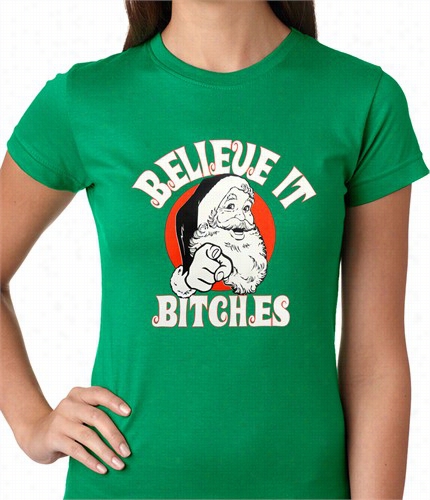 Beliebe B*tches Funny Sana Ladies T-shirt