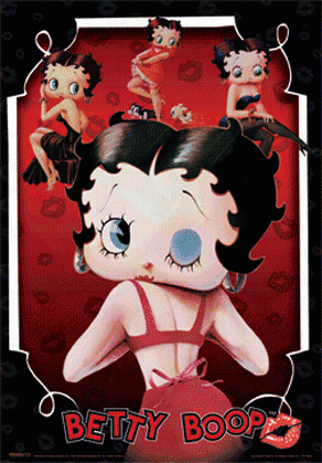 Betty Boop 3d Holographic Poster