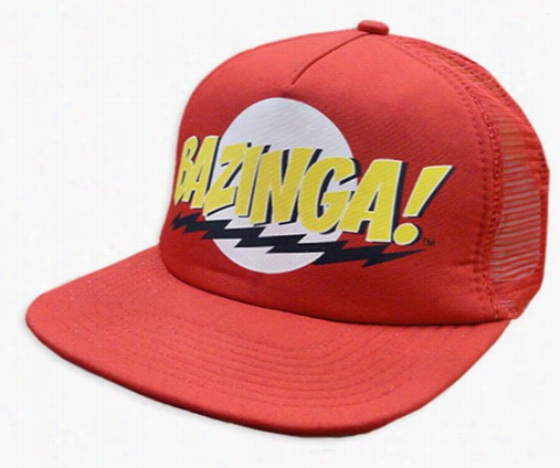 Big Bang Theory Bazinga! Trucker Hat (red)