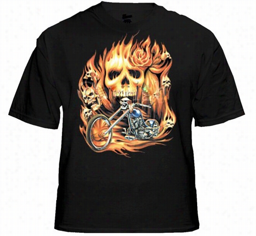 Biker Shirts - &quot;rider Fro Hlel&quot; Biker Shirt