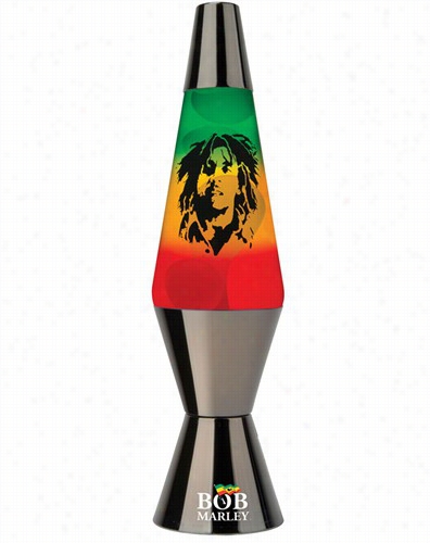 Bob Marley Face Rasta Lava Lamp