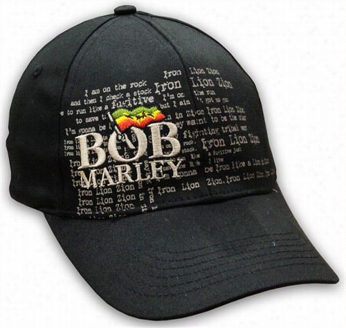 Bob Marley Iron Lion Flexfit Hat