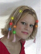 Bright Led Flashing Party Hair Braids