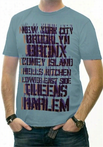 Five Crown &uot;hoods Of New York&quot; Vintage T-shirt