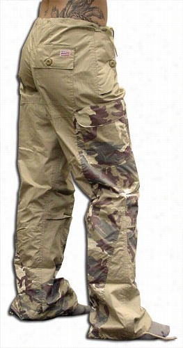 Girls Hipster &quot;elliptic&quot; Ufo Pants (khaaki/desert Camo)