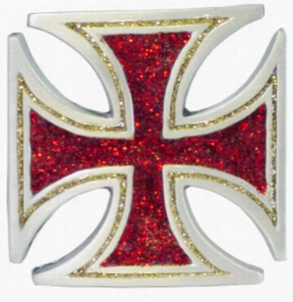 Glitter Iron Cross  Buckle With Free Strip