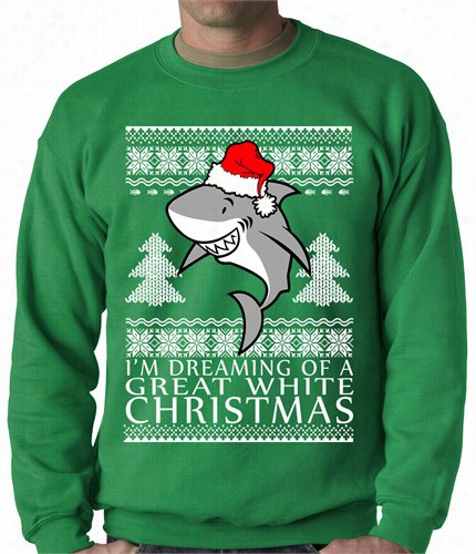 Great White Christmaz Crewneck Sweatshirt