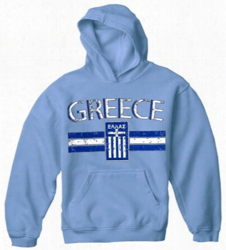 Greece Vintage Shiield International Hoodie