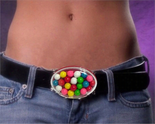 Gum Ball Machine Belt Budkle With Free Constraint