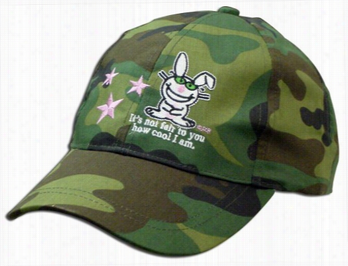 Happy Bunny It's Not Fair Camo Girls Hat