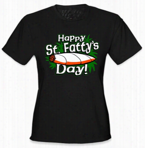 Happy St. Fatty's Day Girl's Ts- Hirt