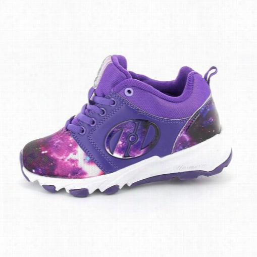 Heel Ys High Tail Skate Shoe (purp Le/galaxy)