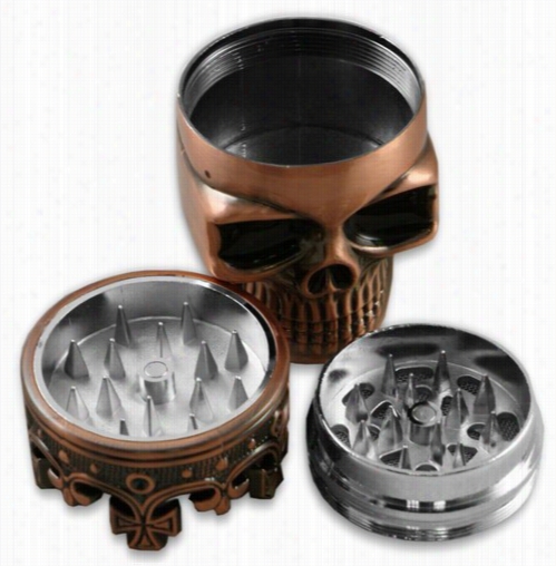 Herb Grindes - Crowned Skull Herb Grinder