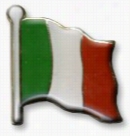 Itallian Flag Lapel Pin