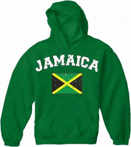 Jamaica Vintage Flag Internationa Lhoodie